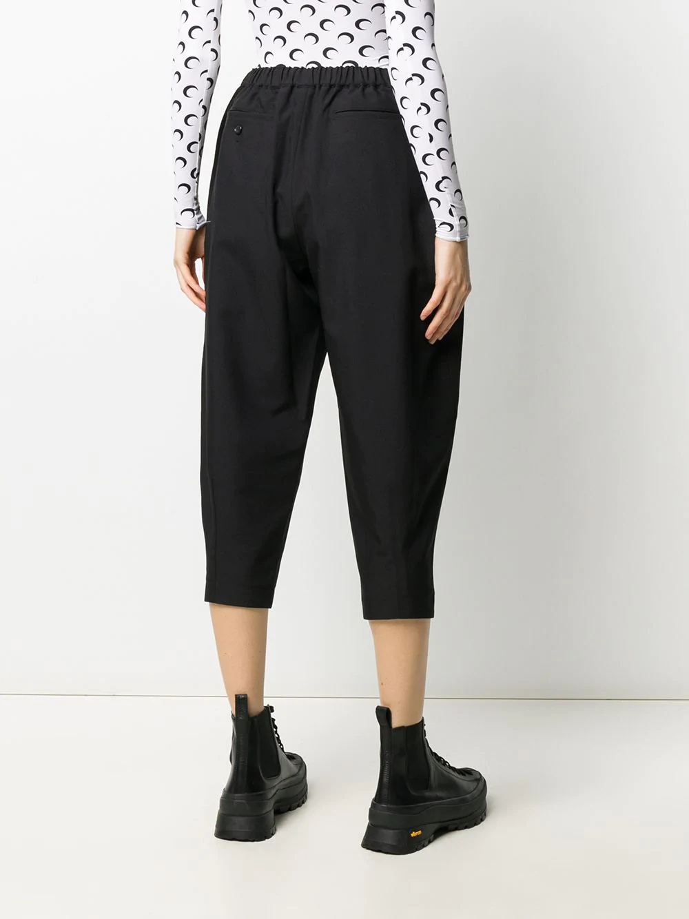 cropped tapered trousers - 4