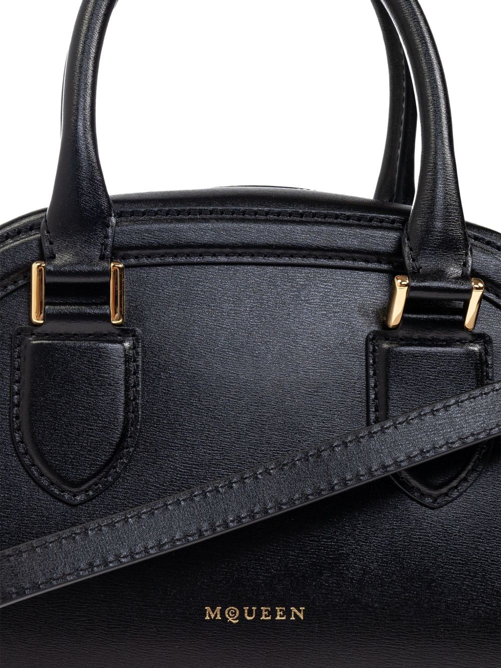 mini leather tote bag - 6