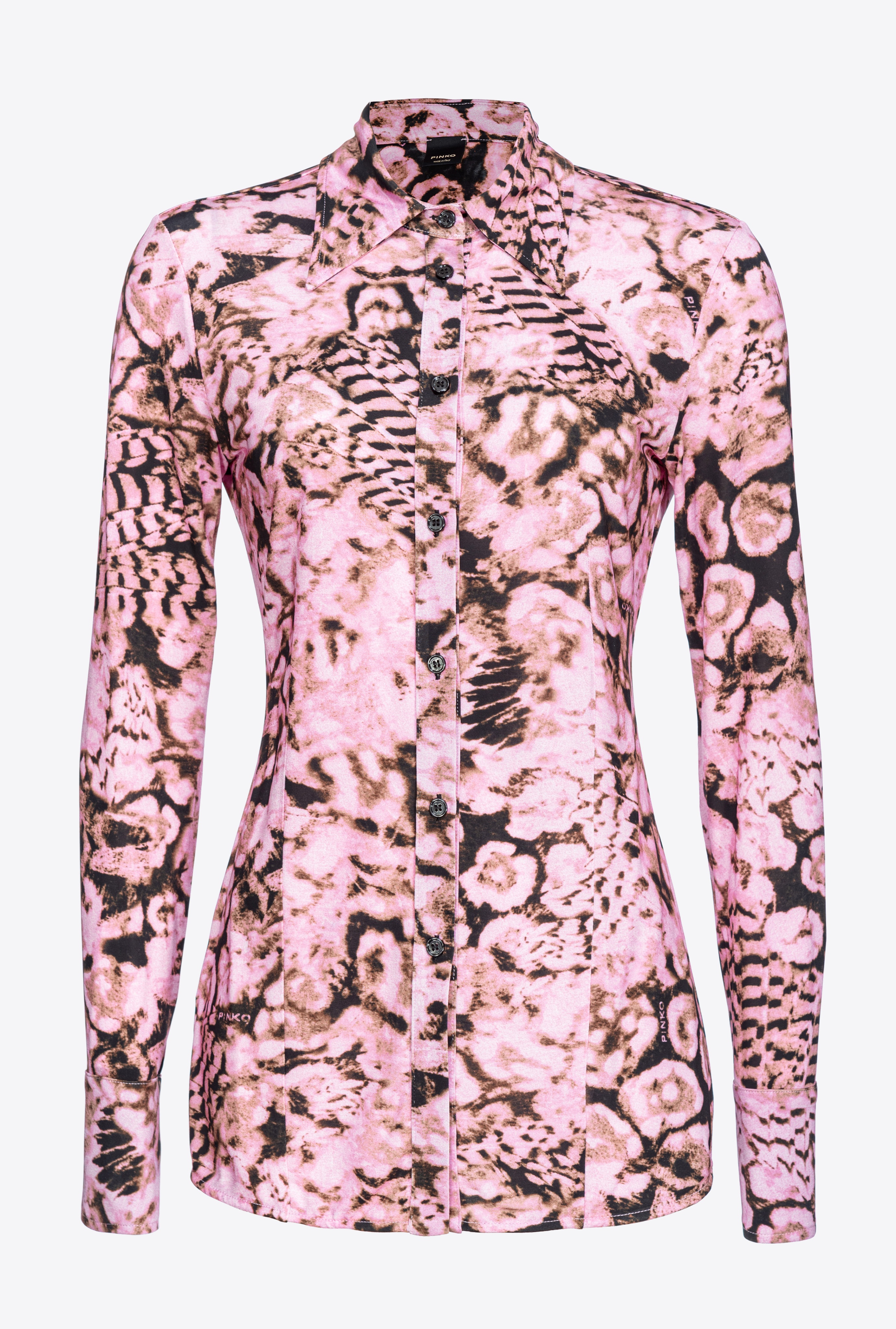 JERSEY SHIRT WITH SCANNER CORAL PRINT - 1