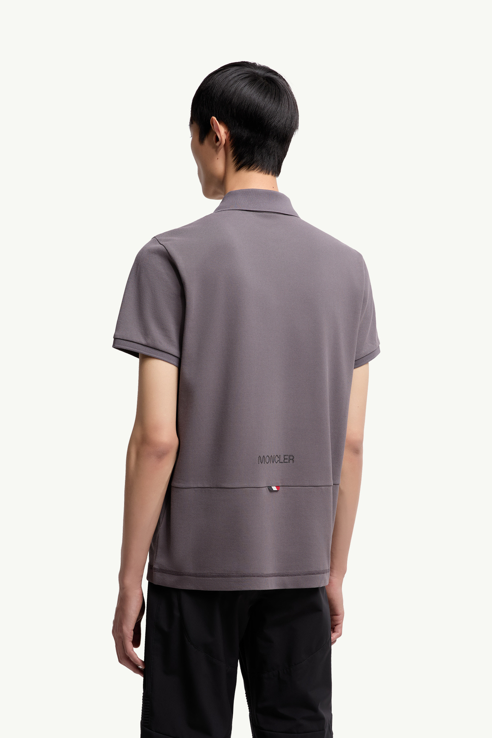 Logo Patch Cotton Piquet Polo Shirt - 5