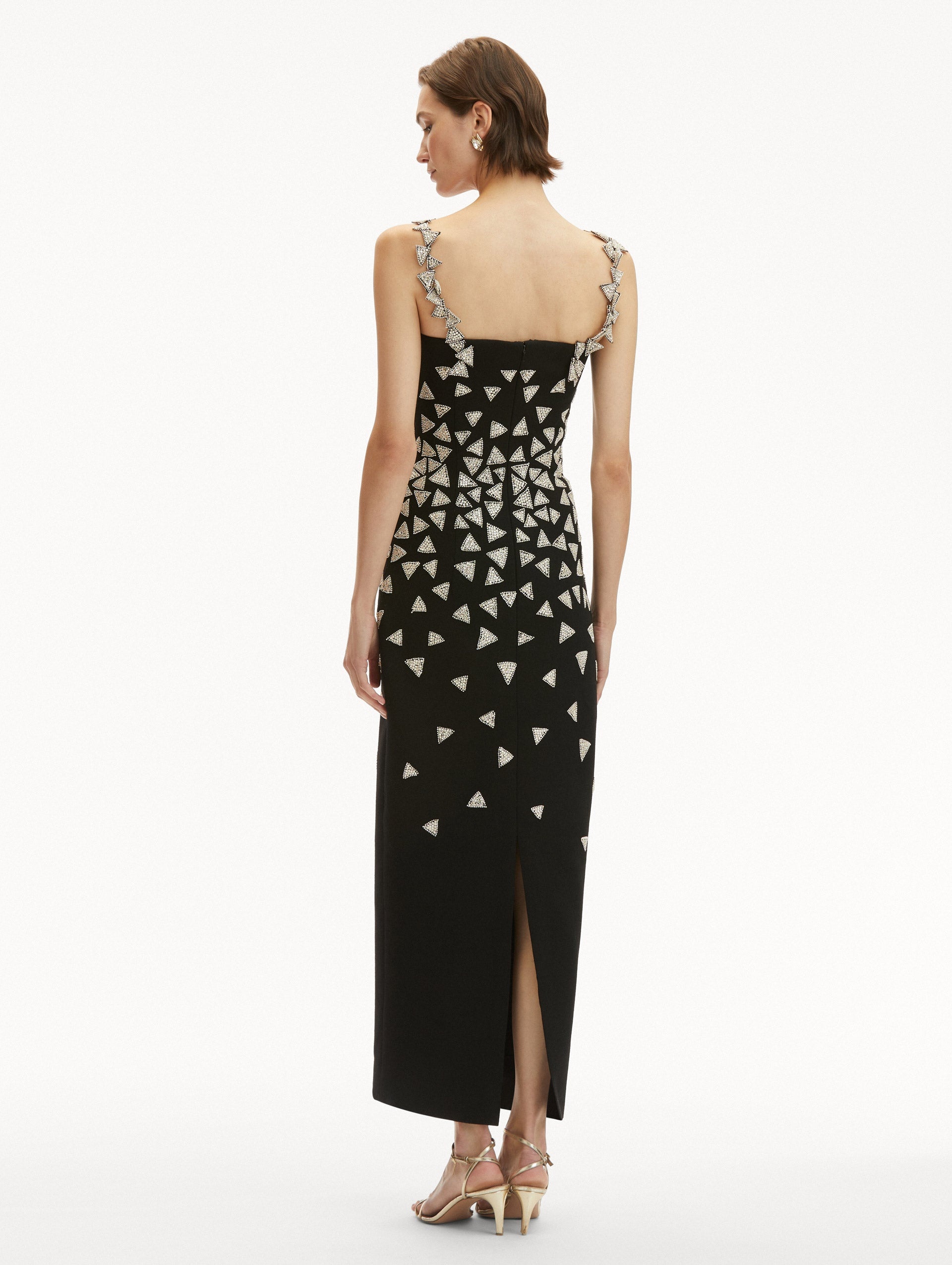 CRYSTAL TRIANGLE COCKTAIL DRESS - 3
