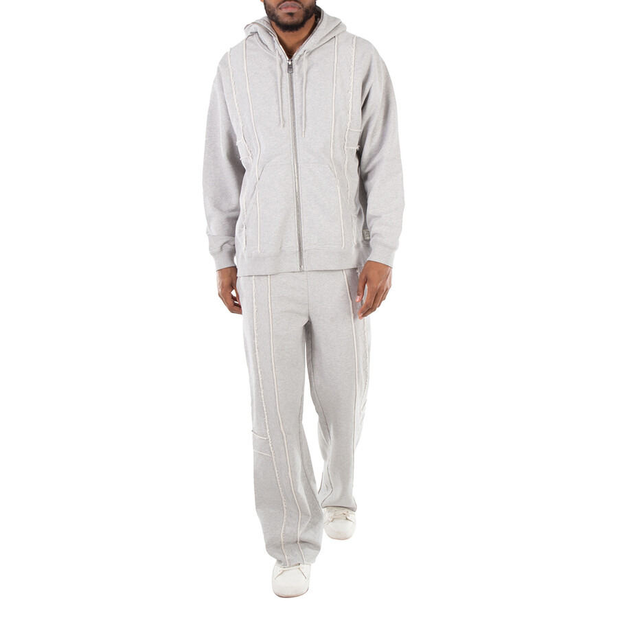Etudes Hooded Skyline Heather Grey Sweaters - 3