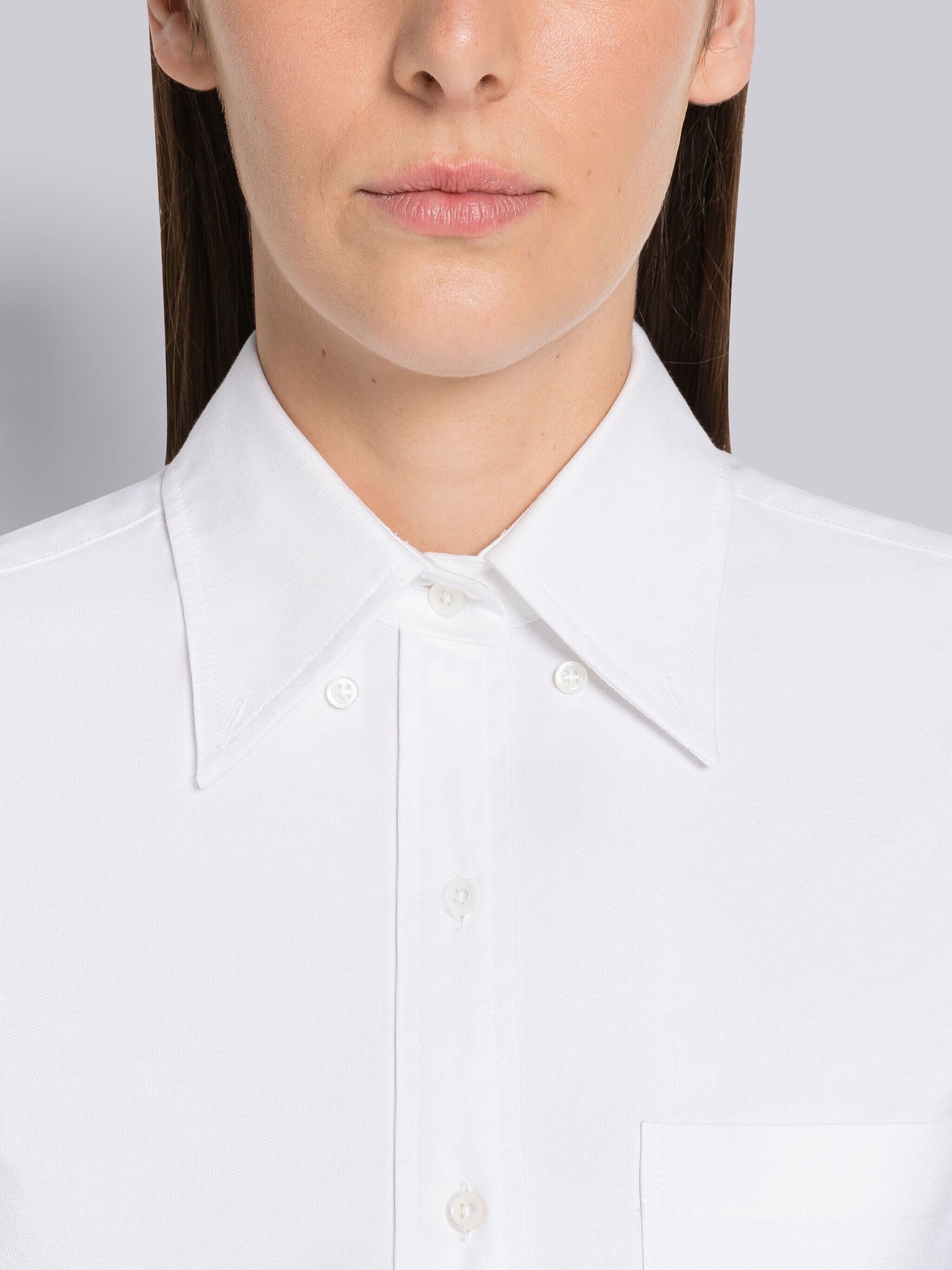 Madras Oxford A-line Short Sleeve Shirtdress - 4