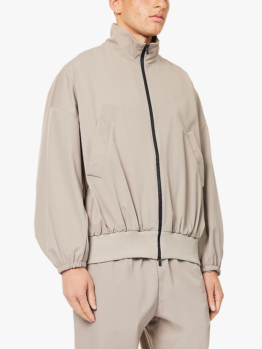 Vented relaxed-fit stretch-woven jacket - 3