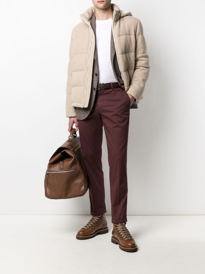 Brunello Cucinelli cashmere padded jacket outlook