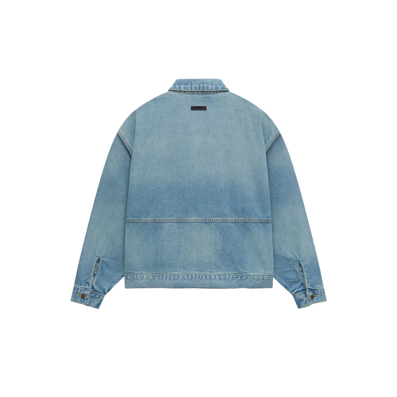 Fear of God Essentials SS25 Denim Trucker Jacket 'Vintage Blue' 202HO244270F - 2