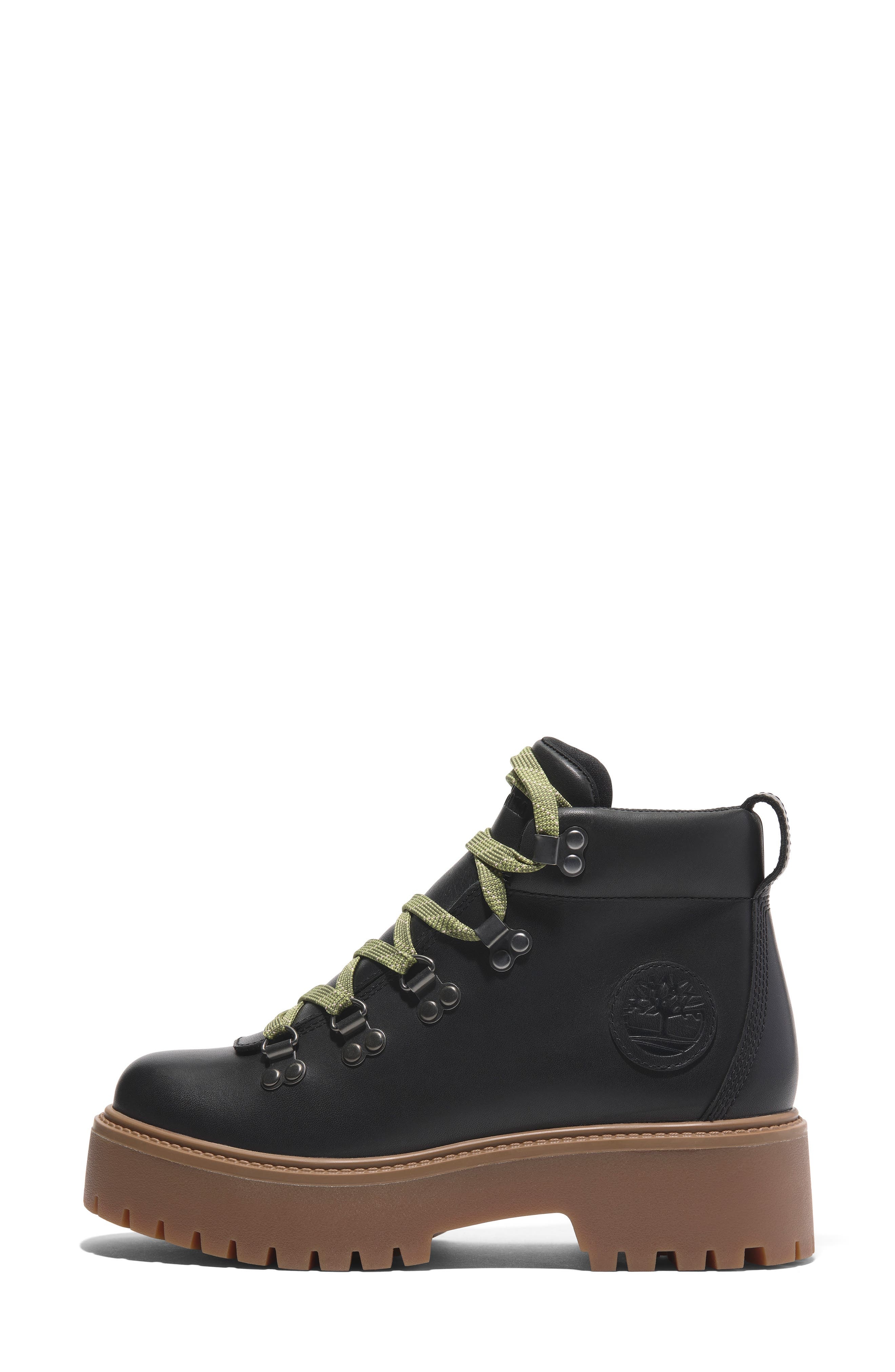 Timberland Stone Street Platform Boot in Black Full Grain at Nordstrom - 9