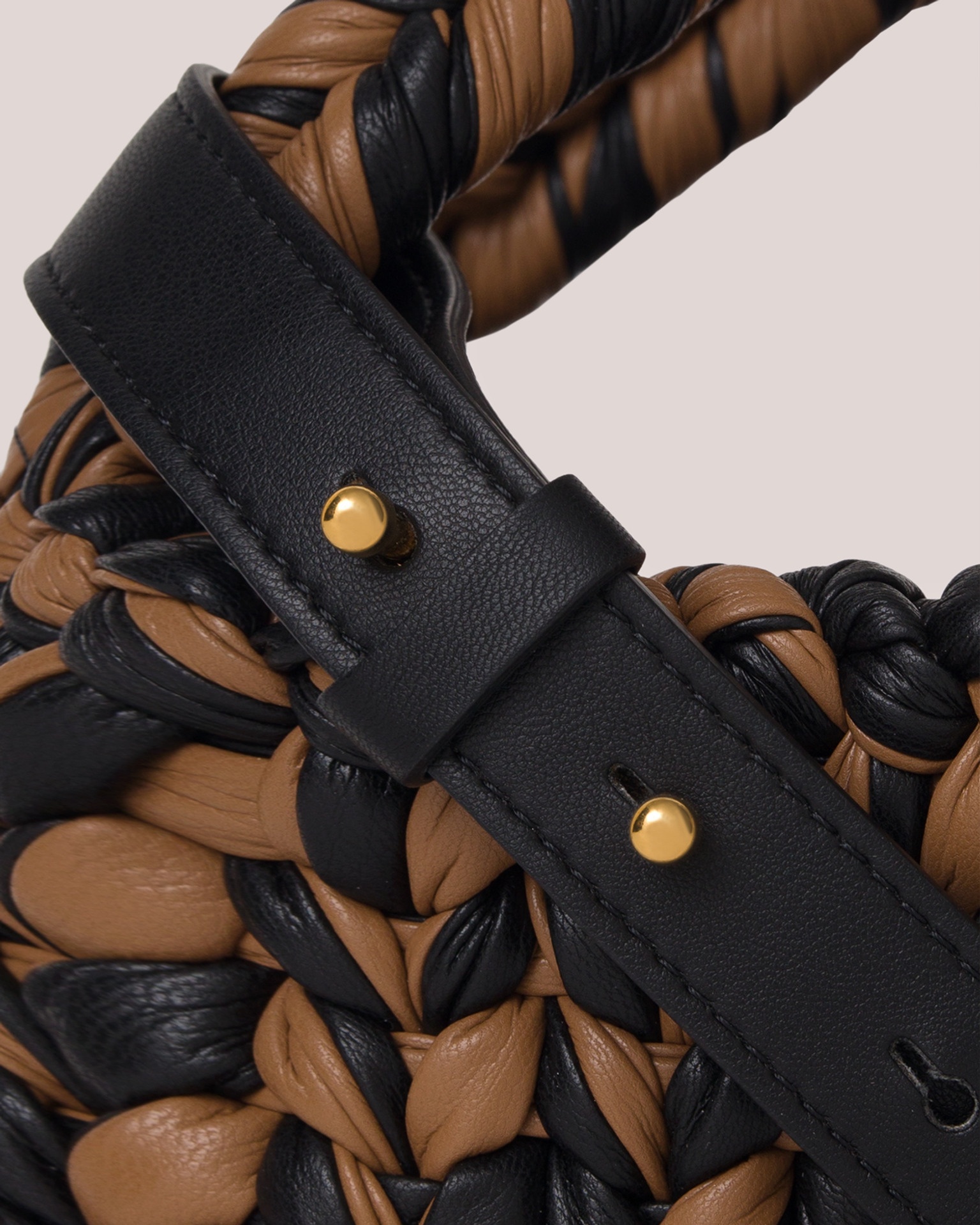 THE BUSKET - Woven melange bag - Black - 3