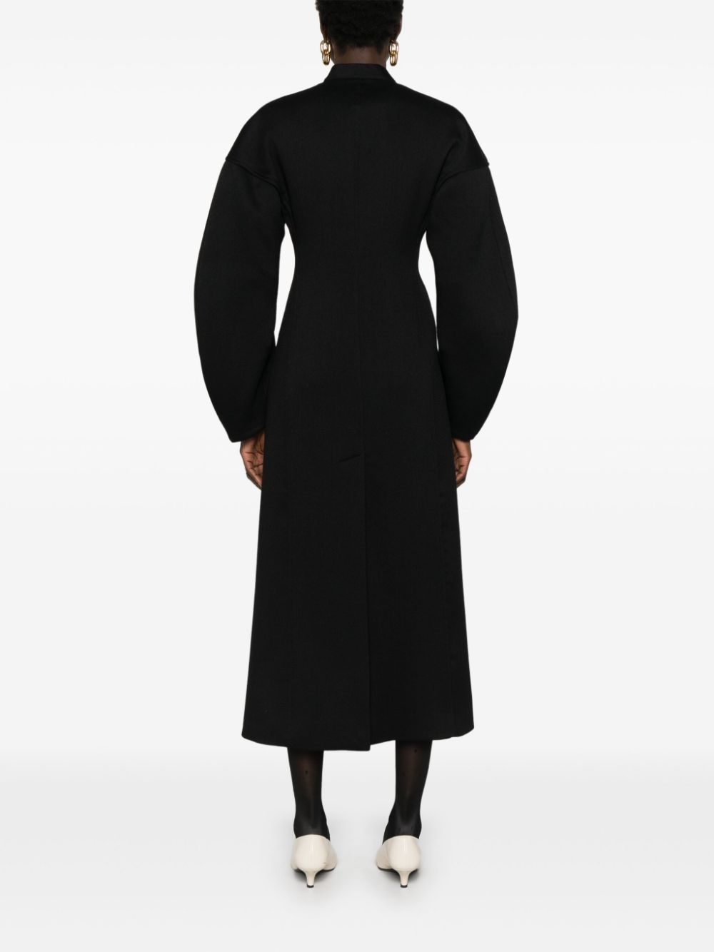 V-neck coat - 4