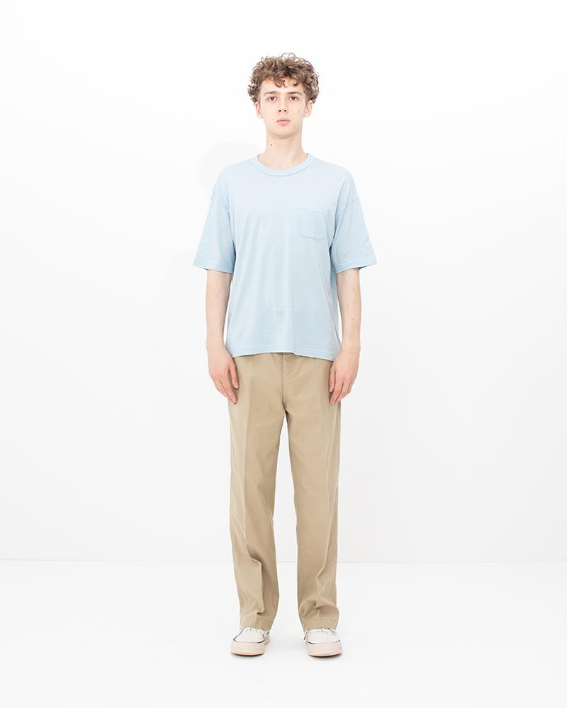 JUMBO TEE S/S (SUPERFINE) PL.BLUE - 4