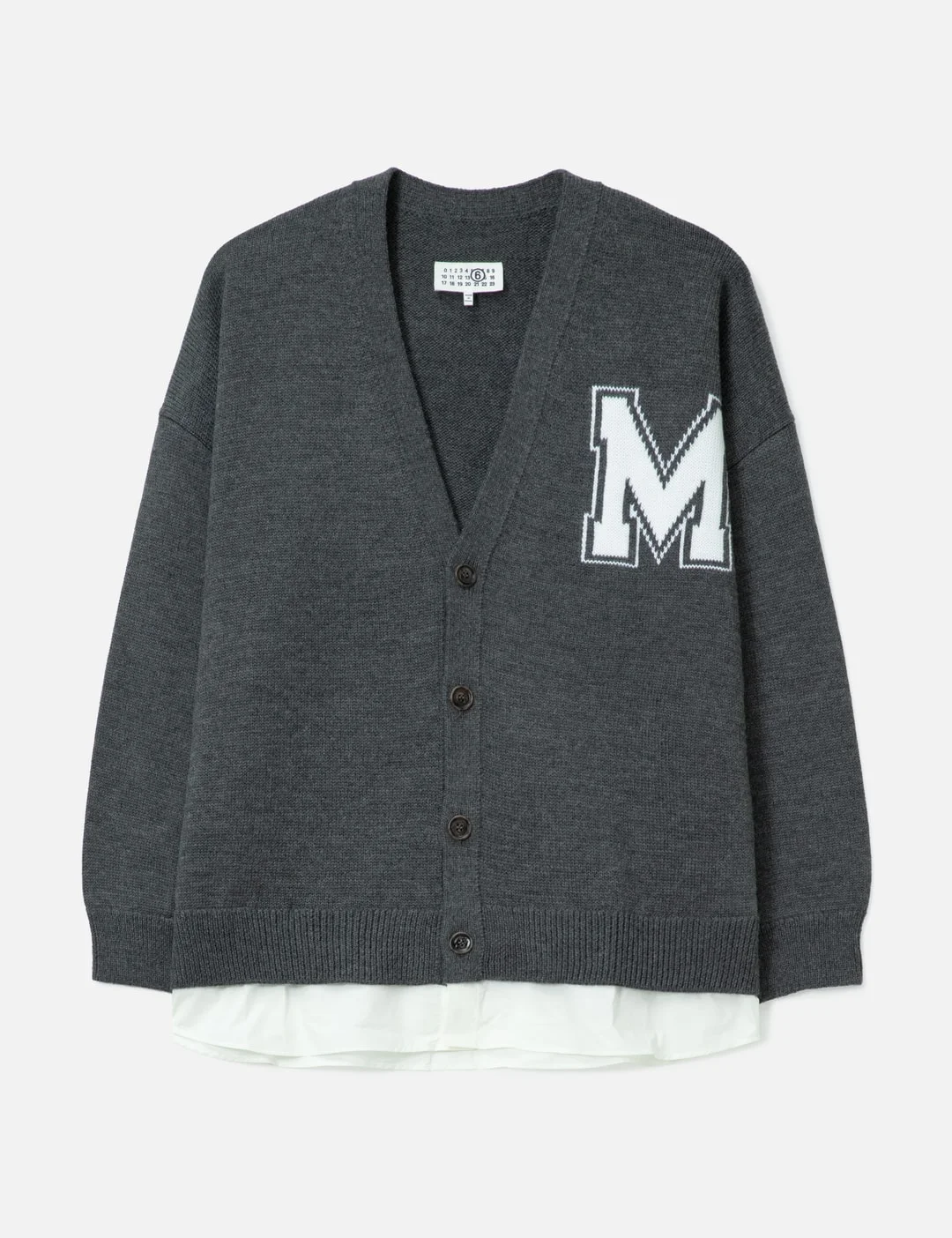 TWO-IN-ONE KNIT CARDIGAN - 1