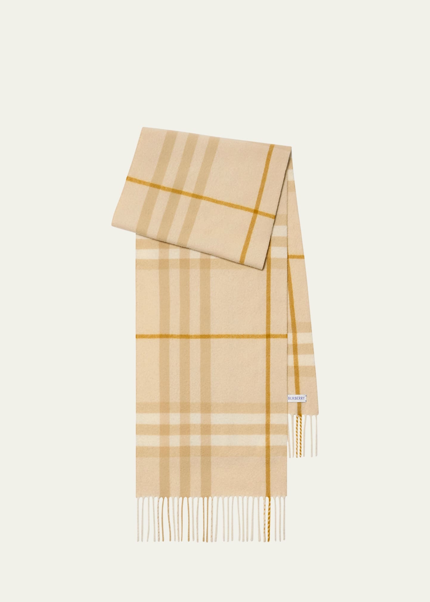 Giant Check Cashmere Scarf - 2