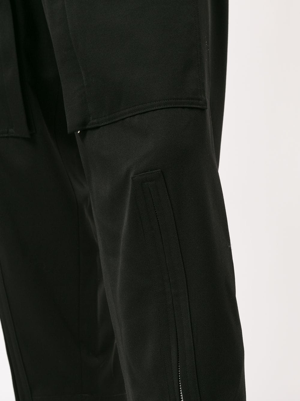 multi-pocket zip cuff cropped trousers - 5