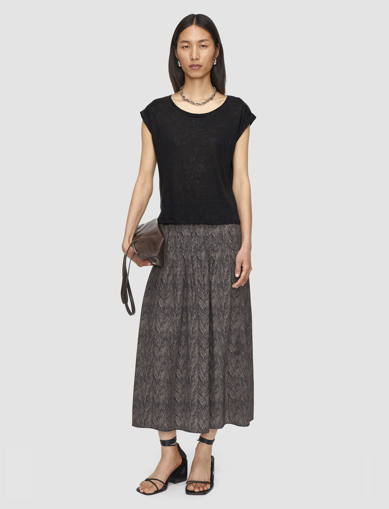 JOSEPH Linen Jersey Top outlook