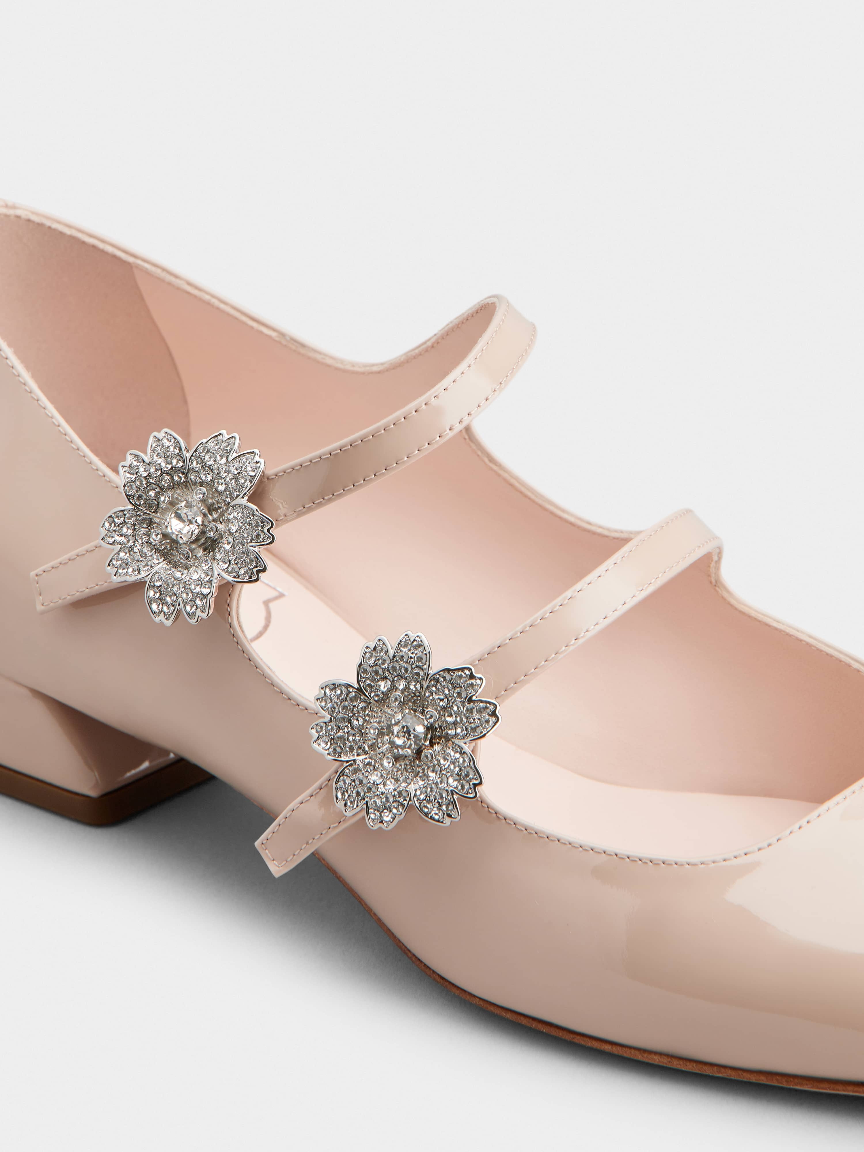 Bouquet Strass Babies Ballerinas in Patent Leather - 3
