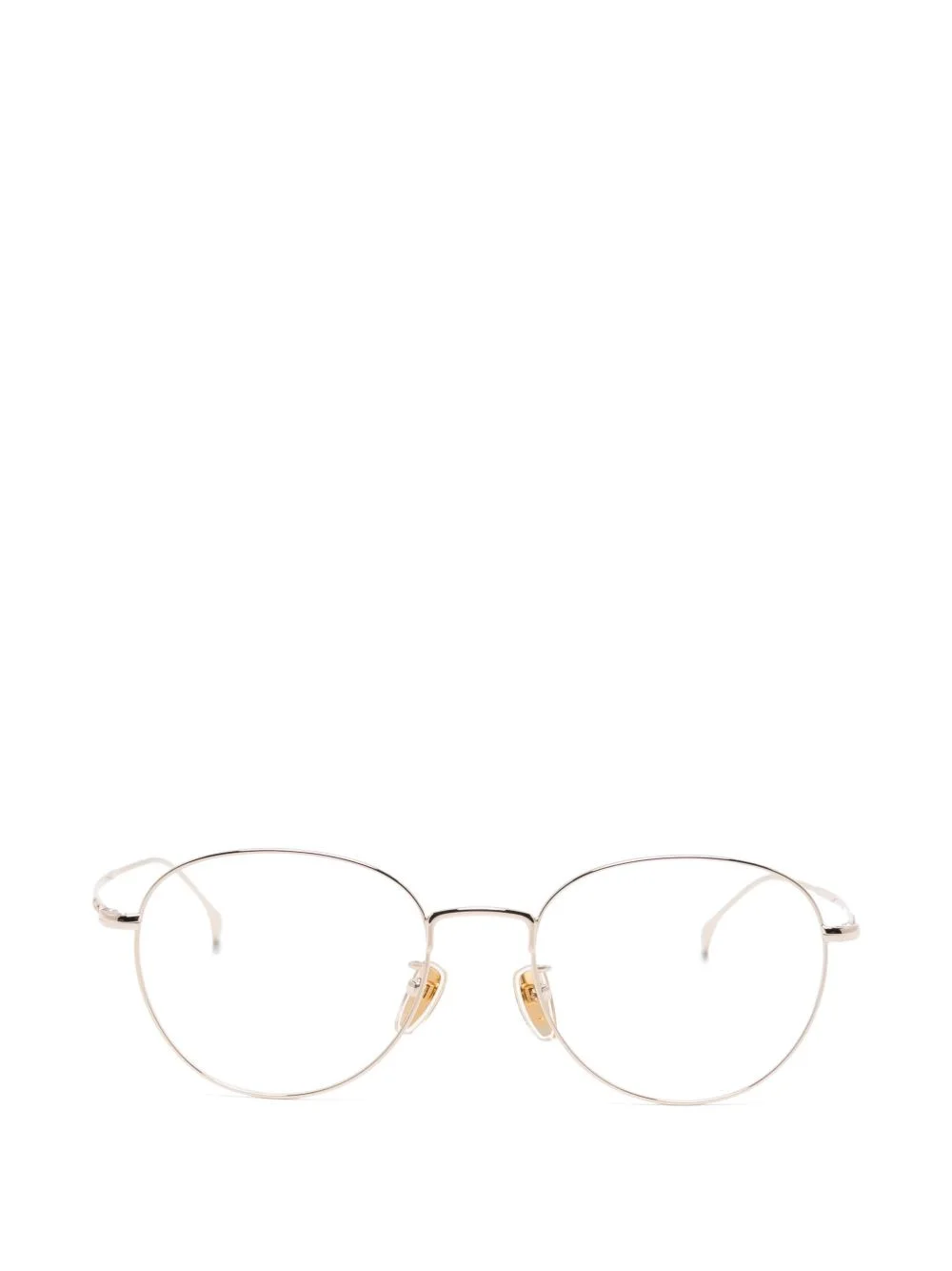 oval-frame glasses - 1