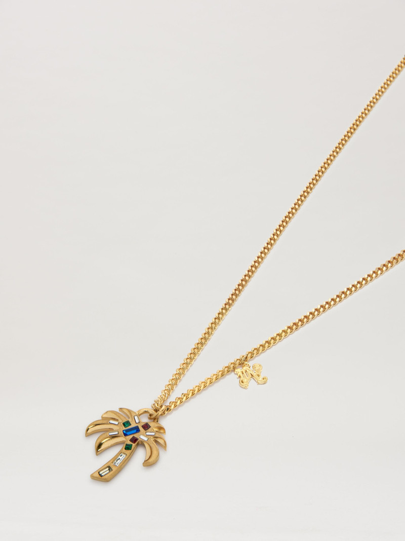 Palm Angels Palm Rhinestone Necklace outlook