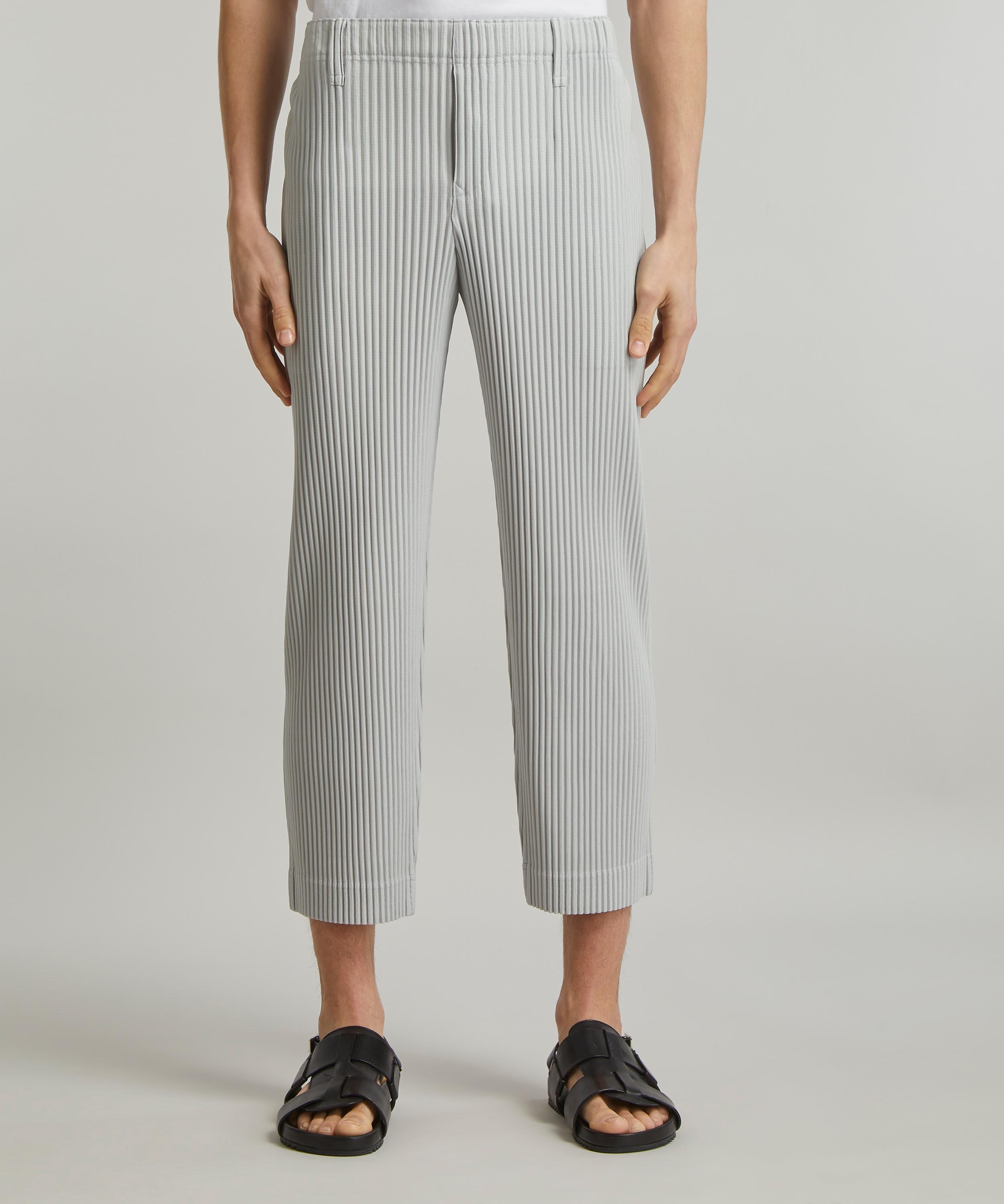 Core Pleated Straight Leg Trousers - 3