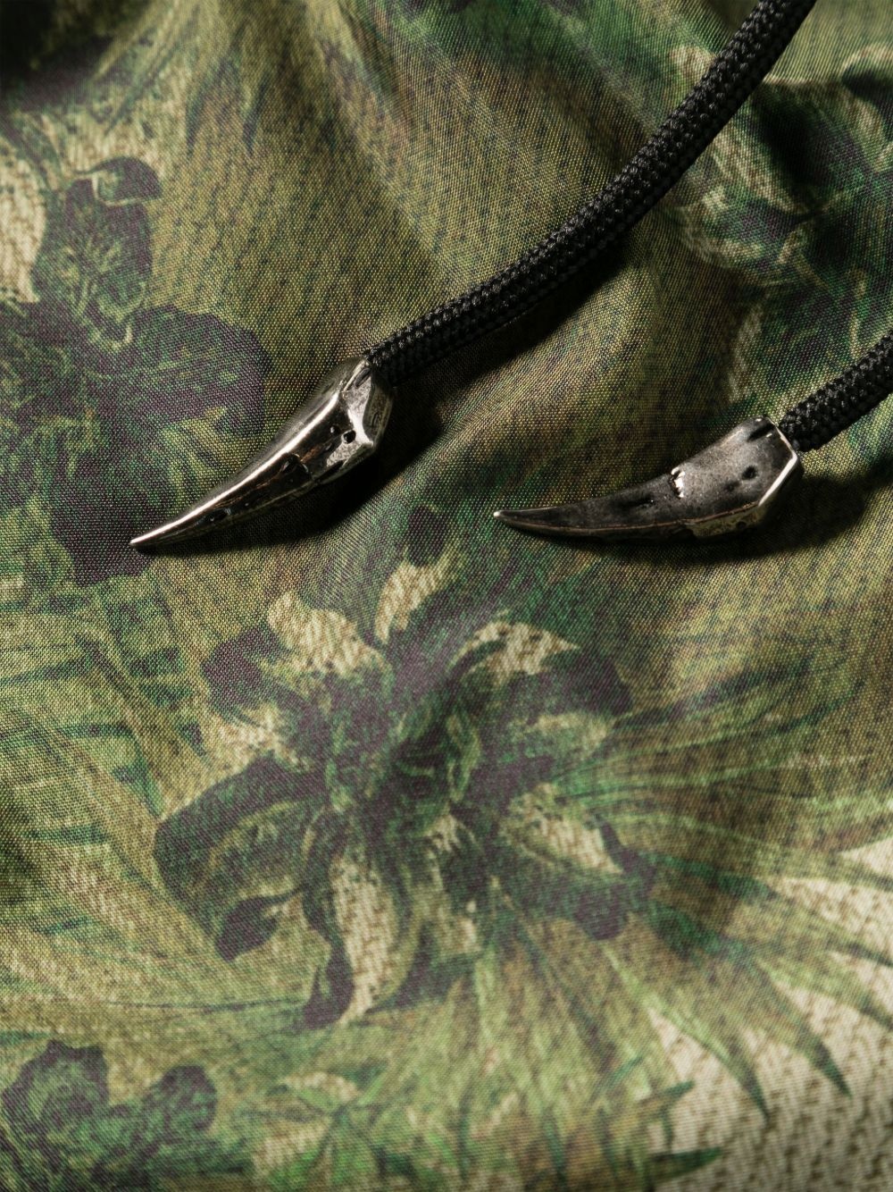 Tiger Tooth-detailed camouflage-print swim shorts - 3