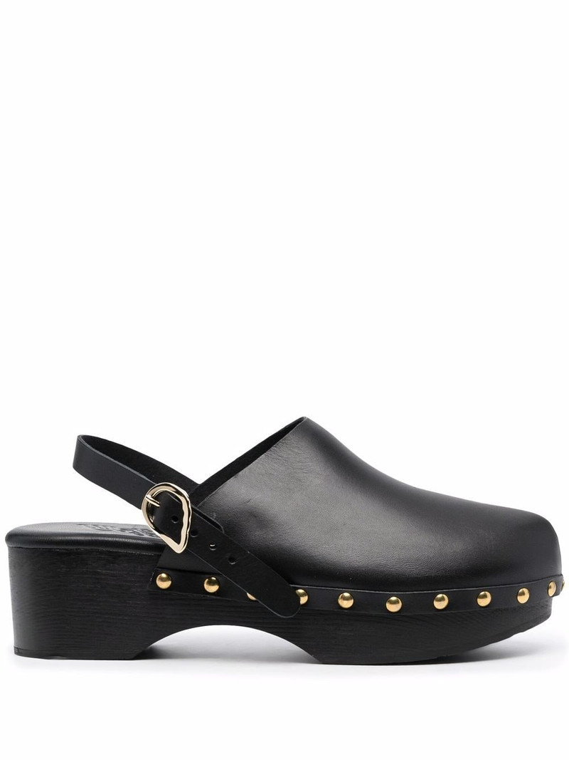 Classic Closed 70mm studded clogs 1