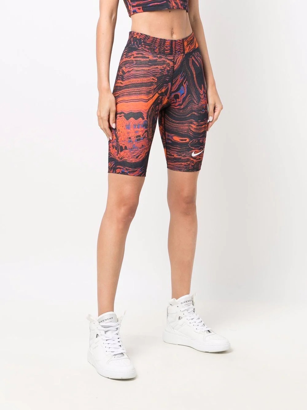 Swoosh-detail track shorts - 3