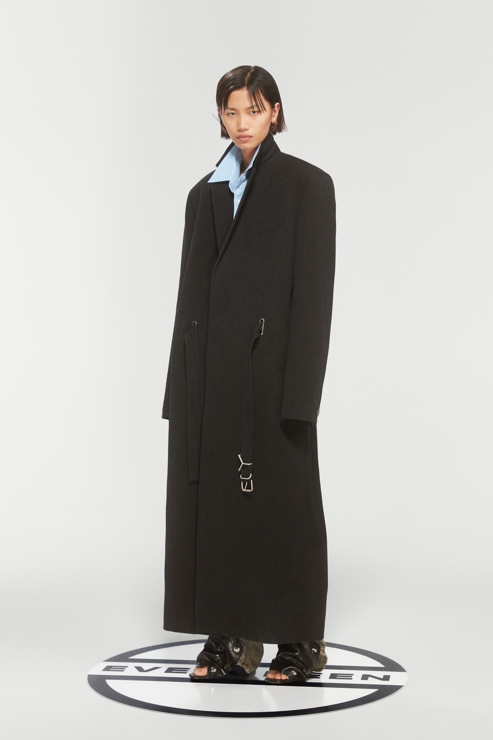 EVERGREEN Y BELT COAT - 8