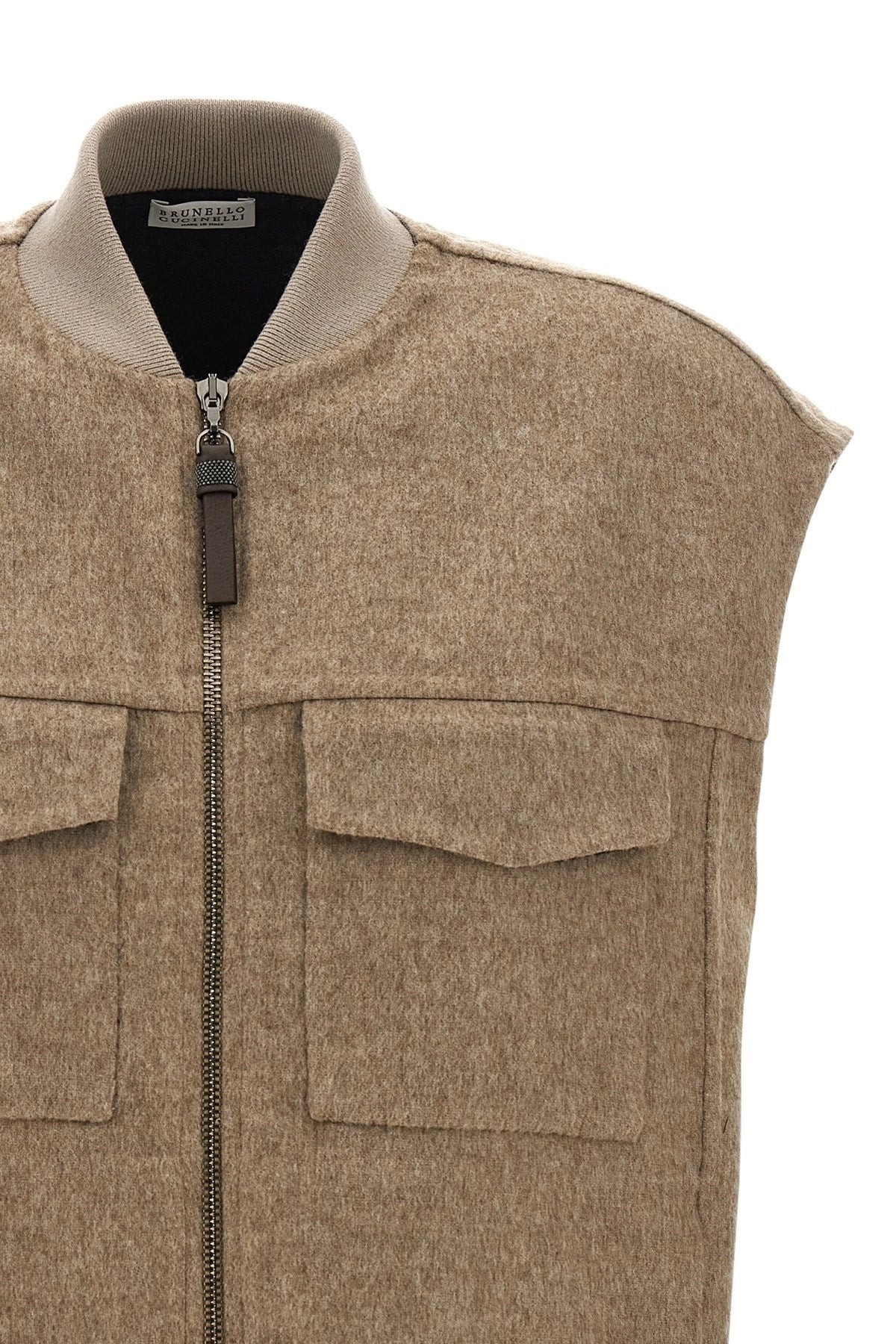 Brunello Cucinelli Women 'Shiny Zipper Pull' Vest - 4