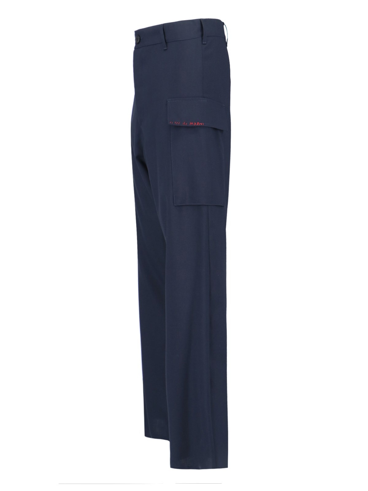VIRGIN WOOL CARGO PANTS - 3