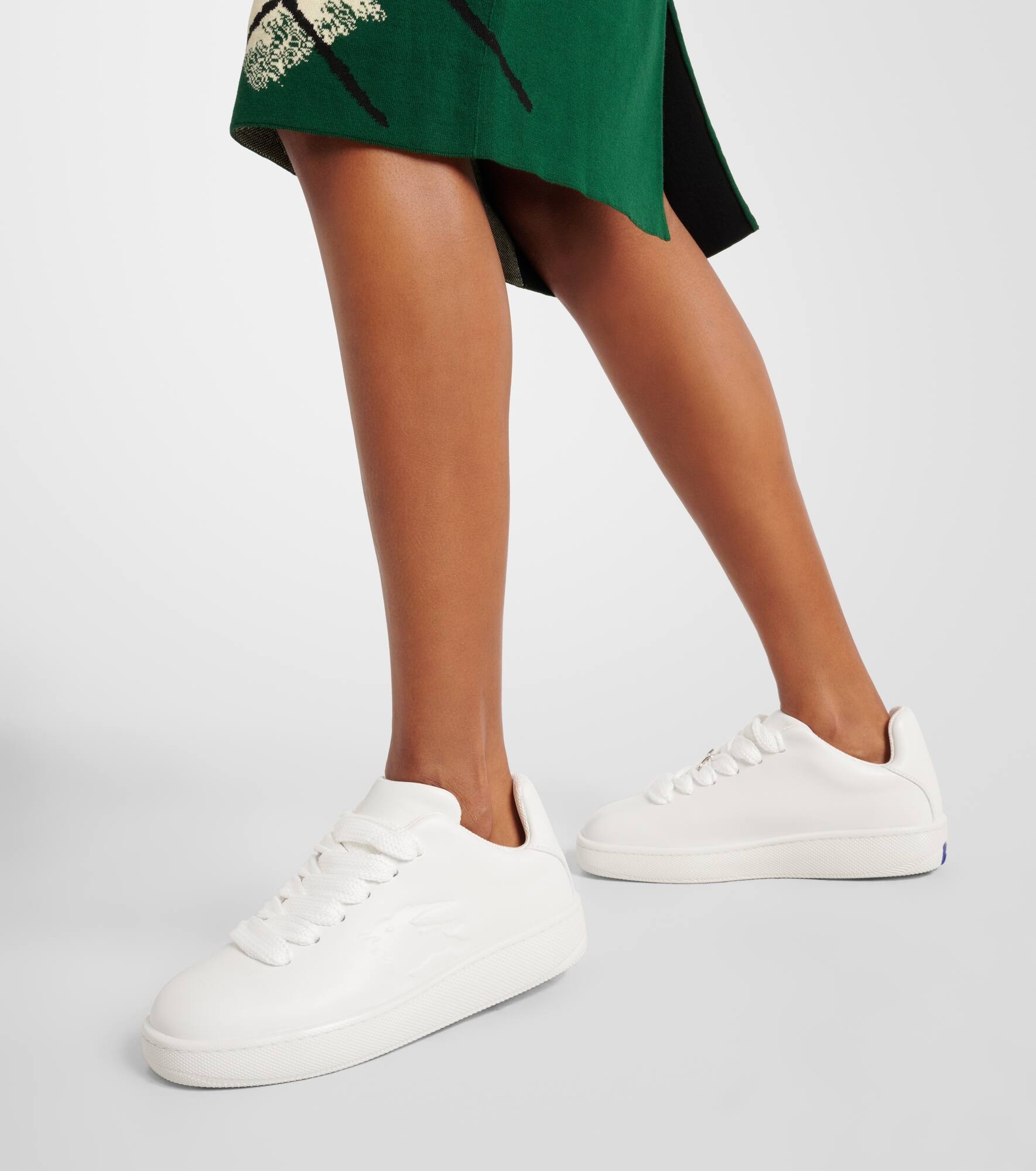 Box leather sneakers - 4