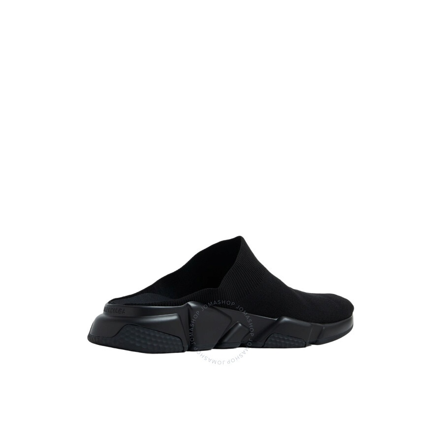 BALENCIAGA｜MULES (720762 W0FOU 1000) WMNS) Balenciaga Crocs Mules 'Black Fake Fur on Rubber