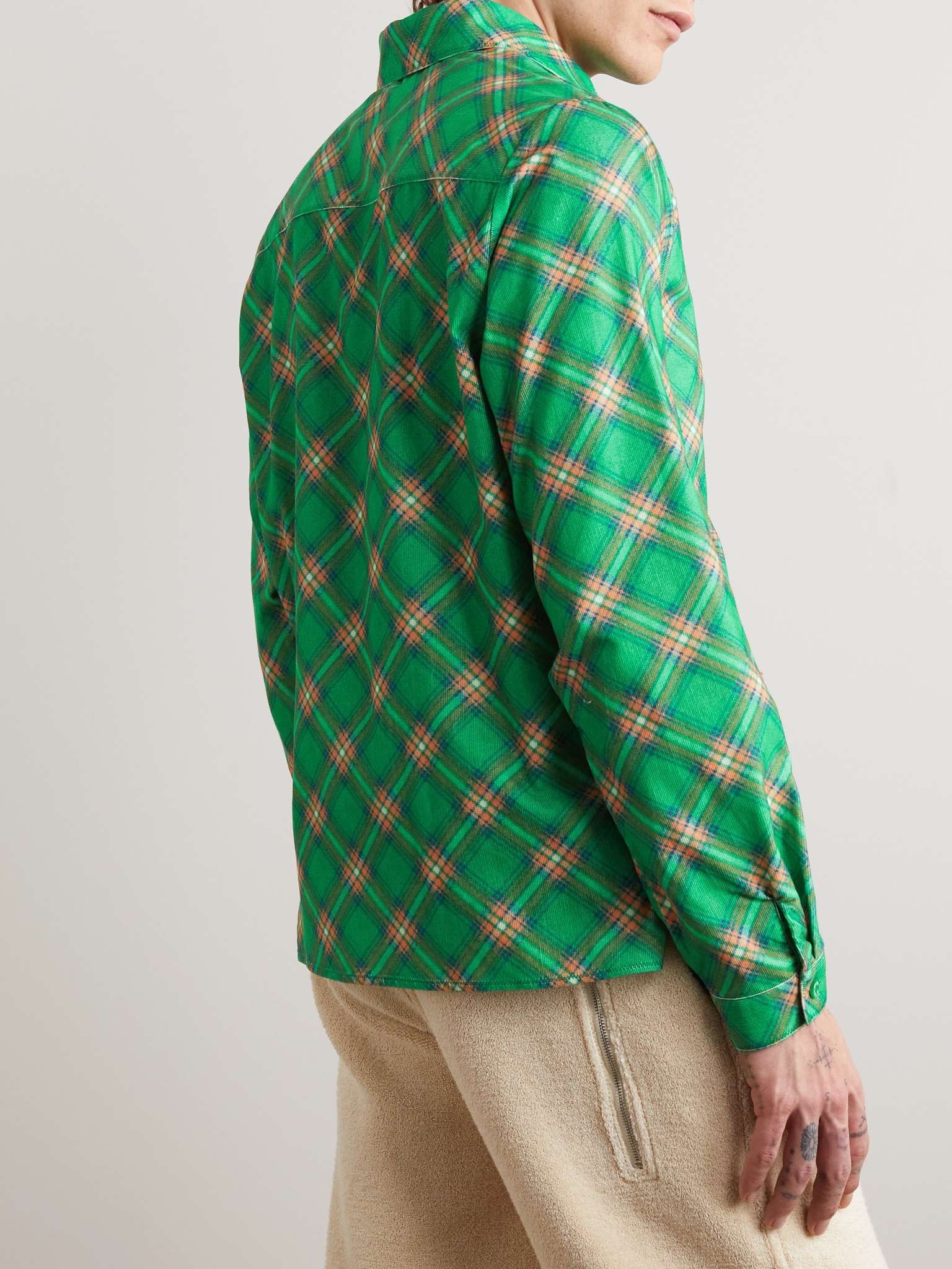 Checked Cotton-Corduroy Shirt - 3