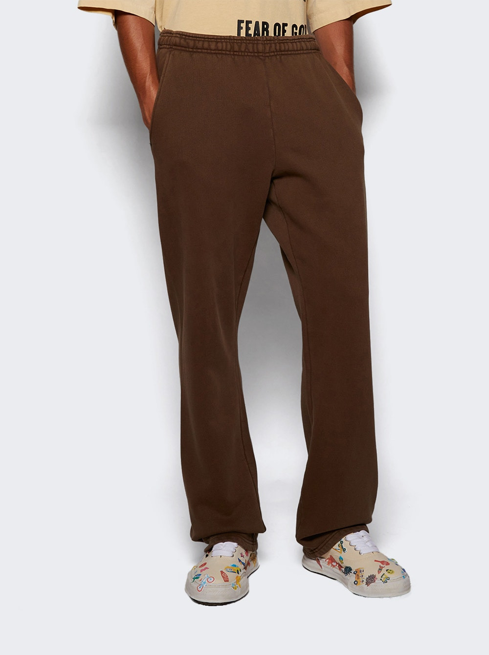 Straight Leg Sweatpant Brunette - 2