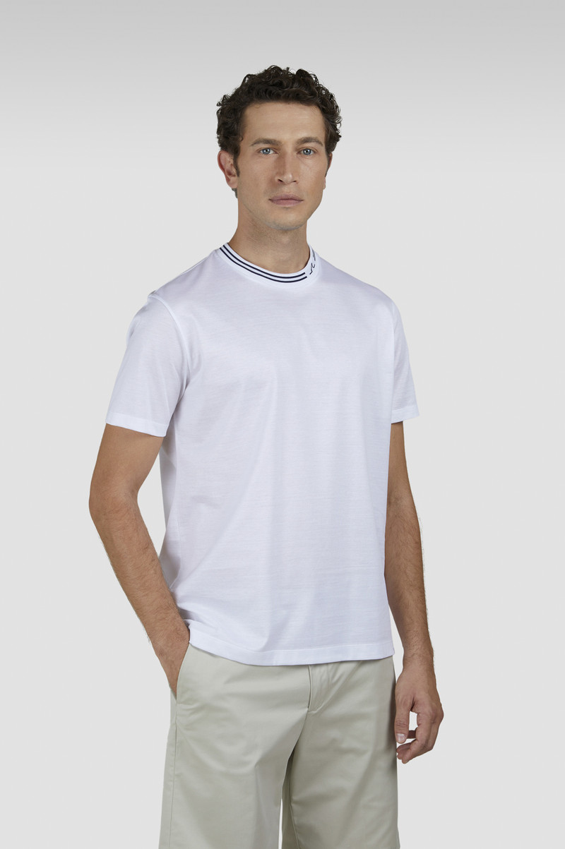 T-SHIRT IN PERLÉ COTTON JERSEY 7