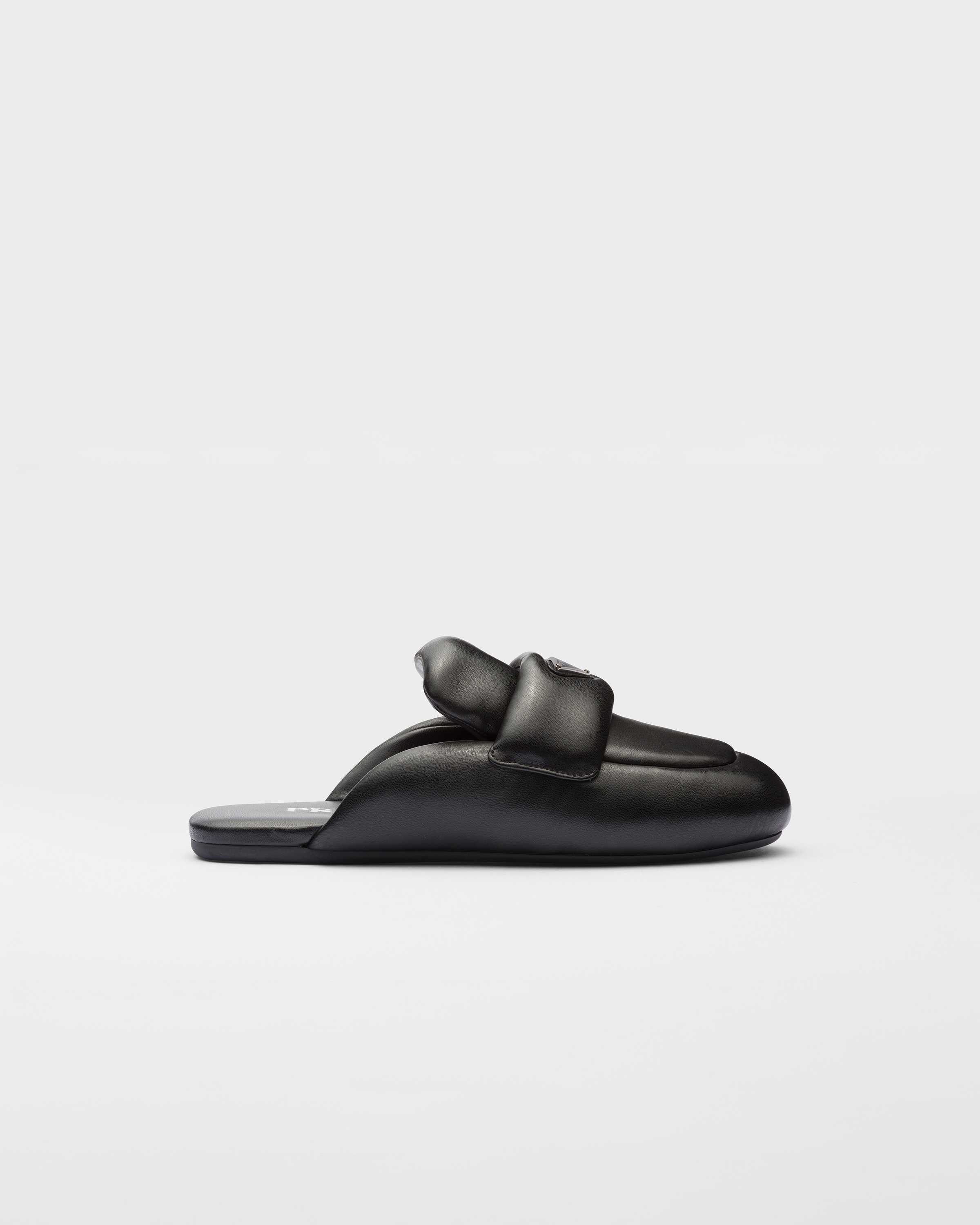 Soft padded nappa leather sabots - 2