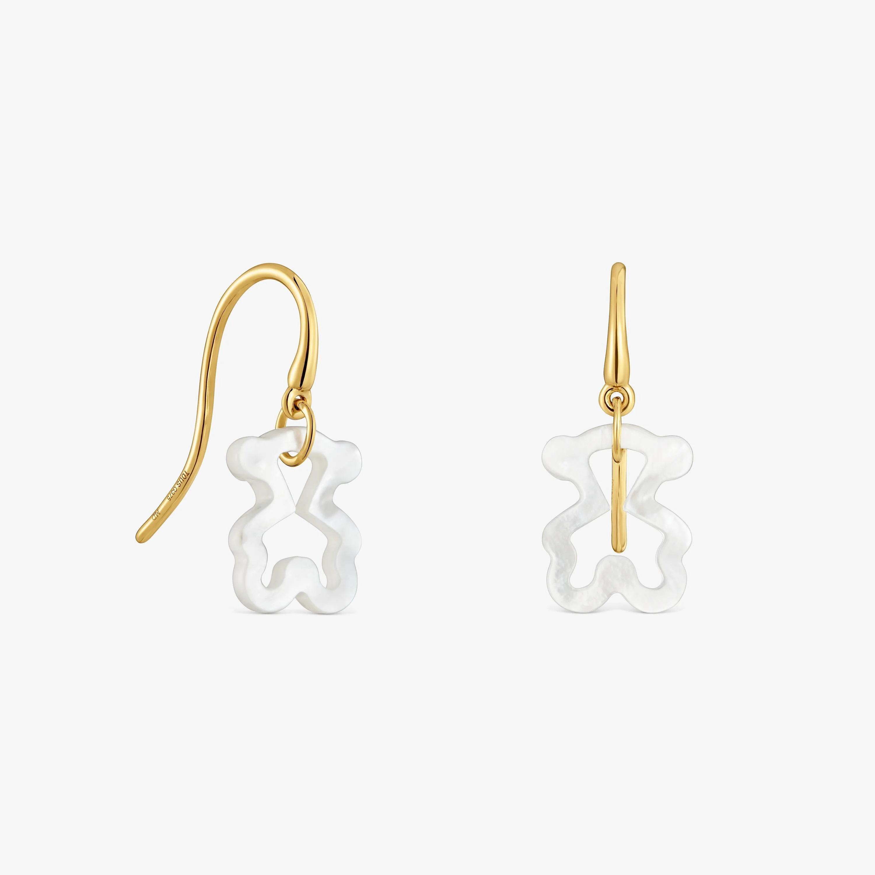 9kt gold and mother-of-pearl Earrings TOUS Kaos Nacar - 1