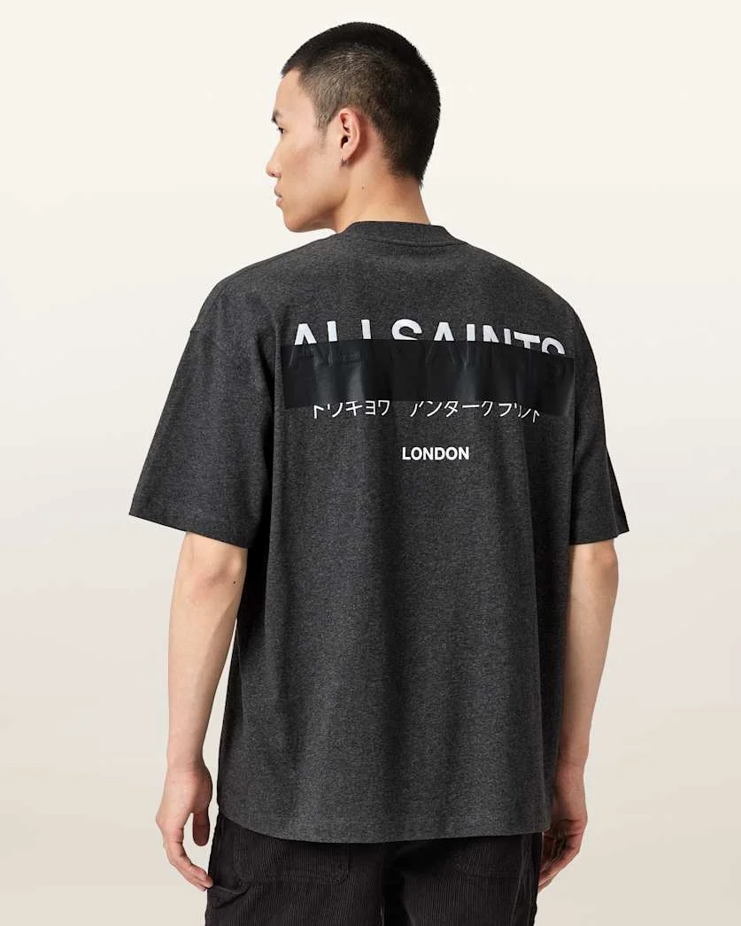 REDACT OVERSIZED EMBROIDERED LOGO T-SHIRT - 1