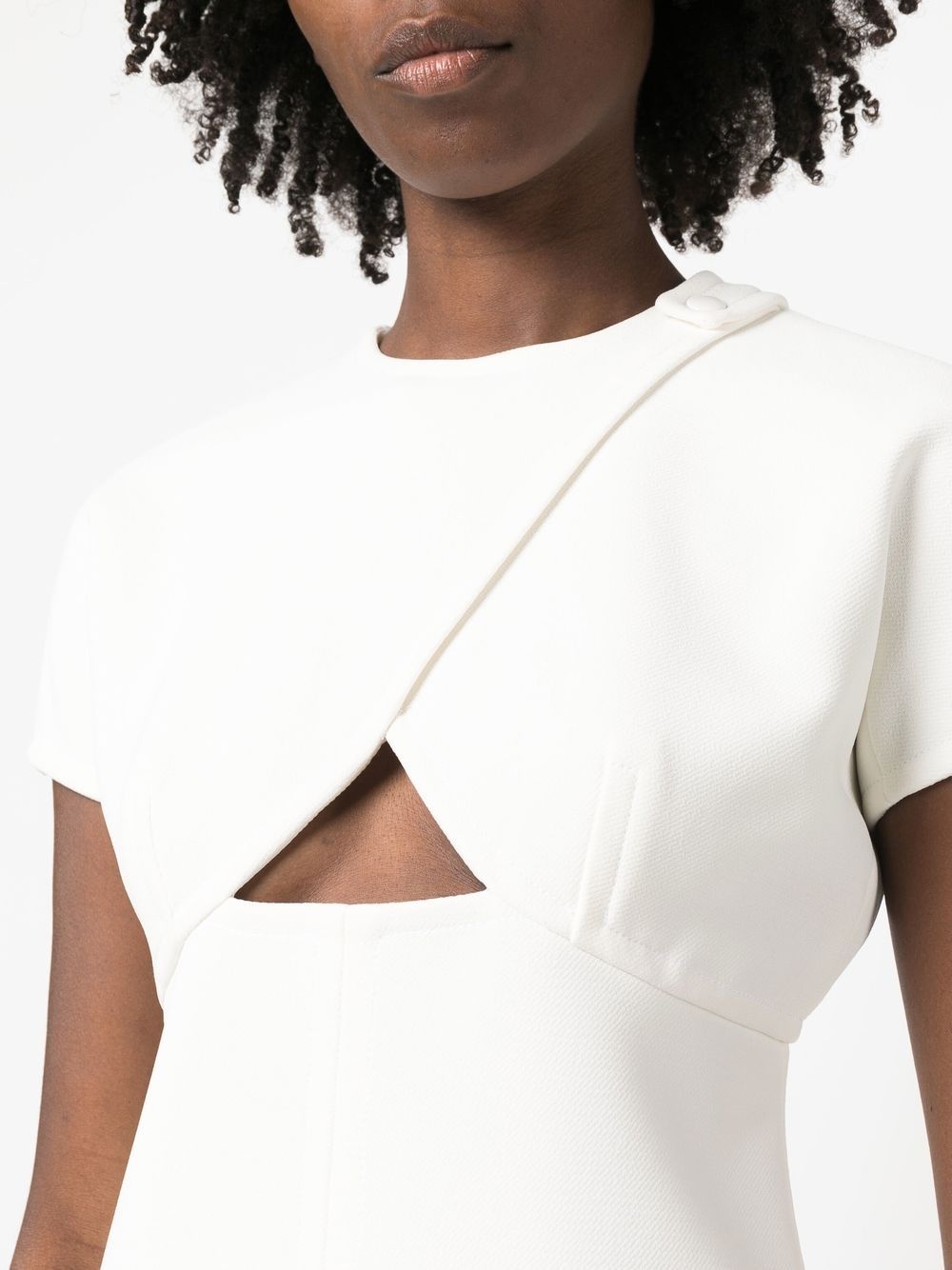 cut-out shift dress - 5