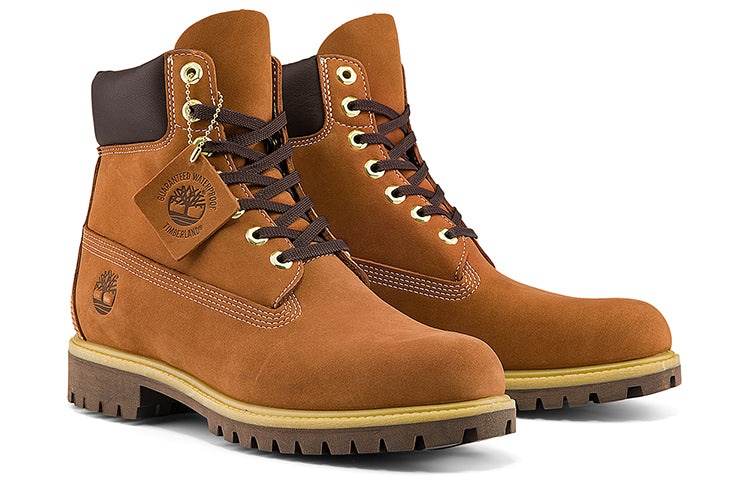 Timberland 6 Inch Premium Waterproof Boot 'Rust Suede' A2JC7 - 4