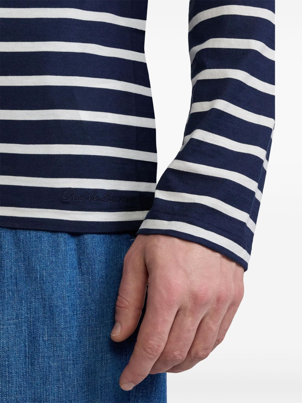 striped T-shirt - 6