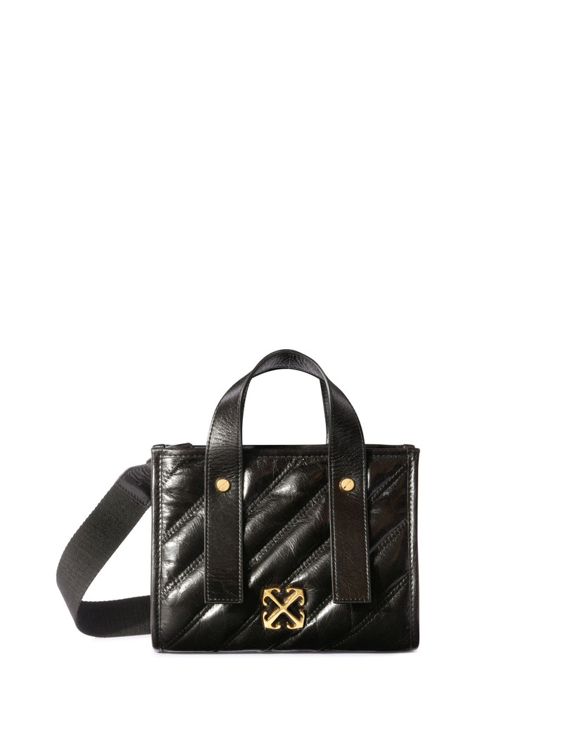 Black Quilted Tote Bag 1