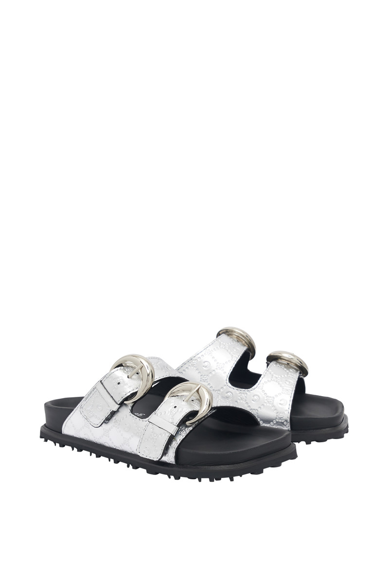 Marine Serre Laminated Leather MS Ground Sandal outlook