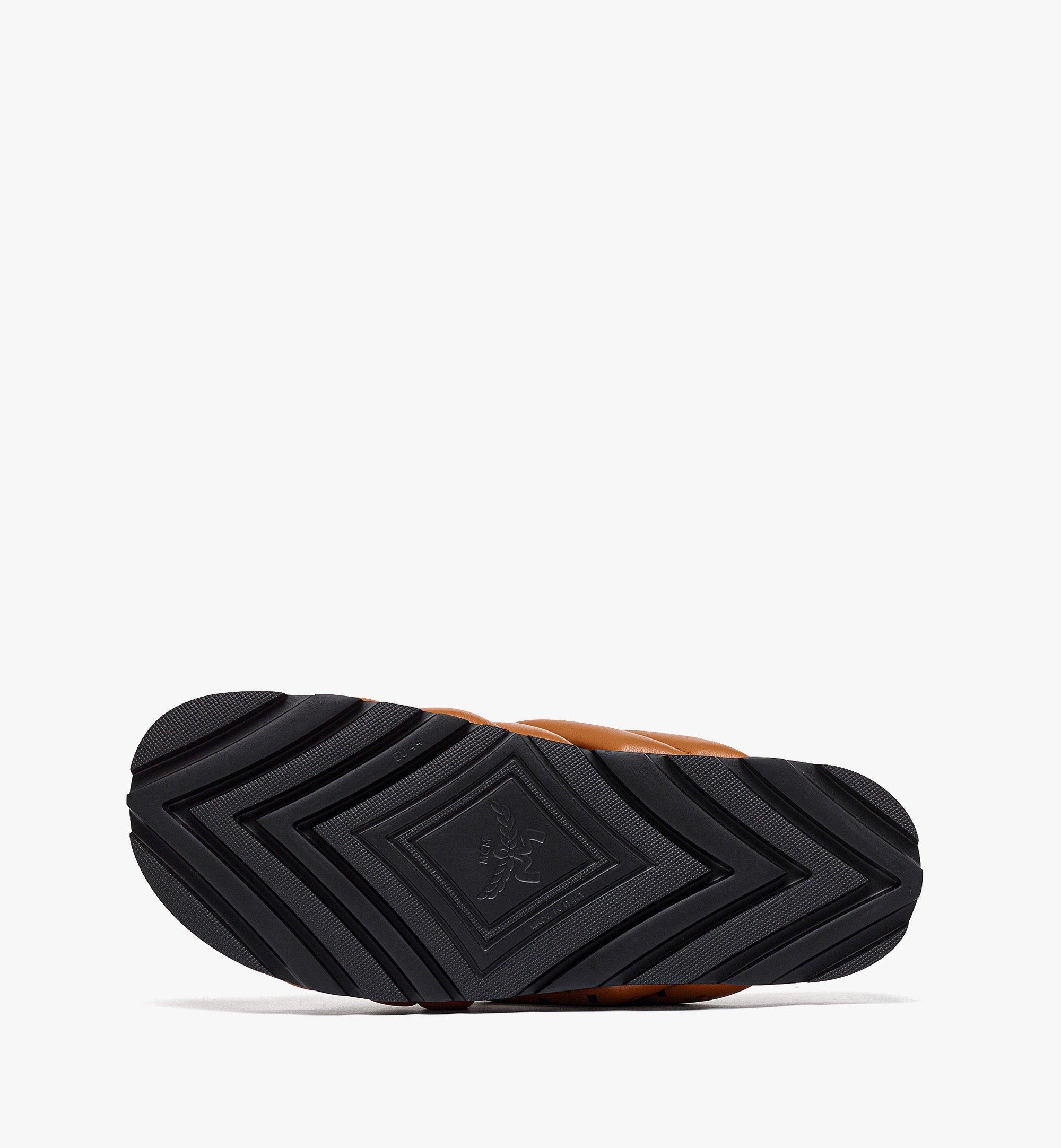 MCM Monogram Print Cross in Lamb Leatherサンダル MCM Monogram Print Cross Sandals in Lamb Leather | REVERSIBLE