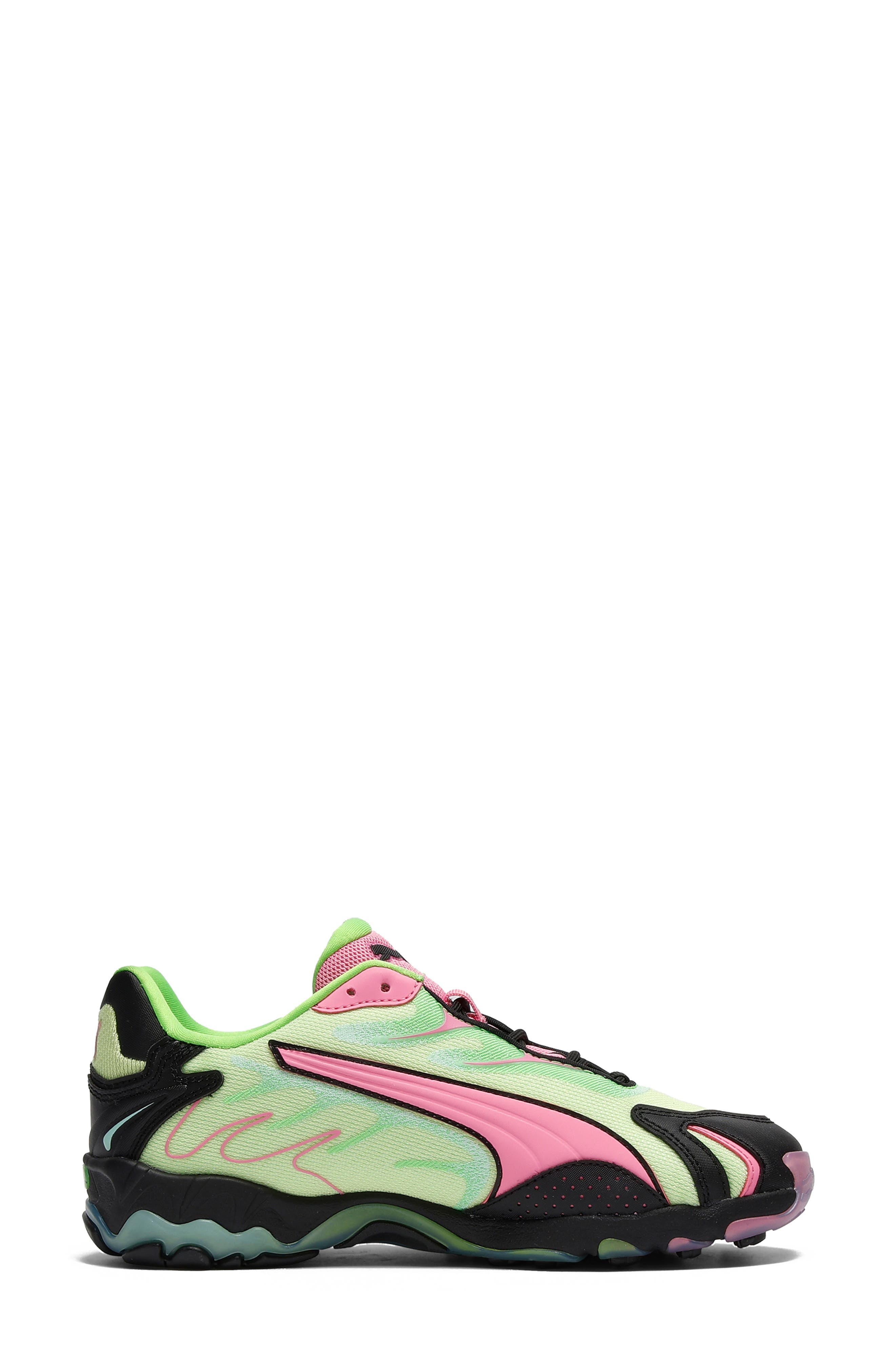 PUMA Inhale Speed Style Sneaker in Fresh Yellow/Pitch Green at Nordstrom - 4
