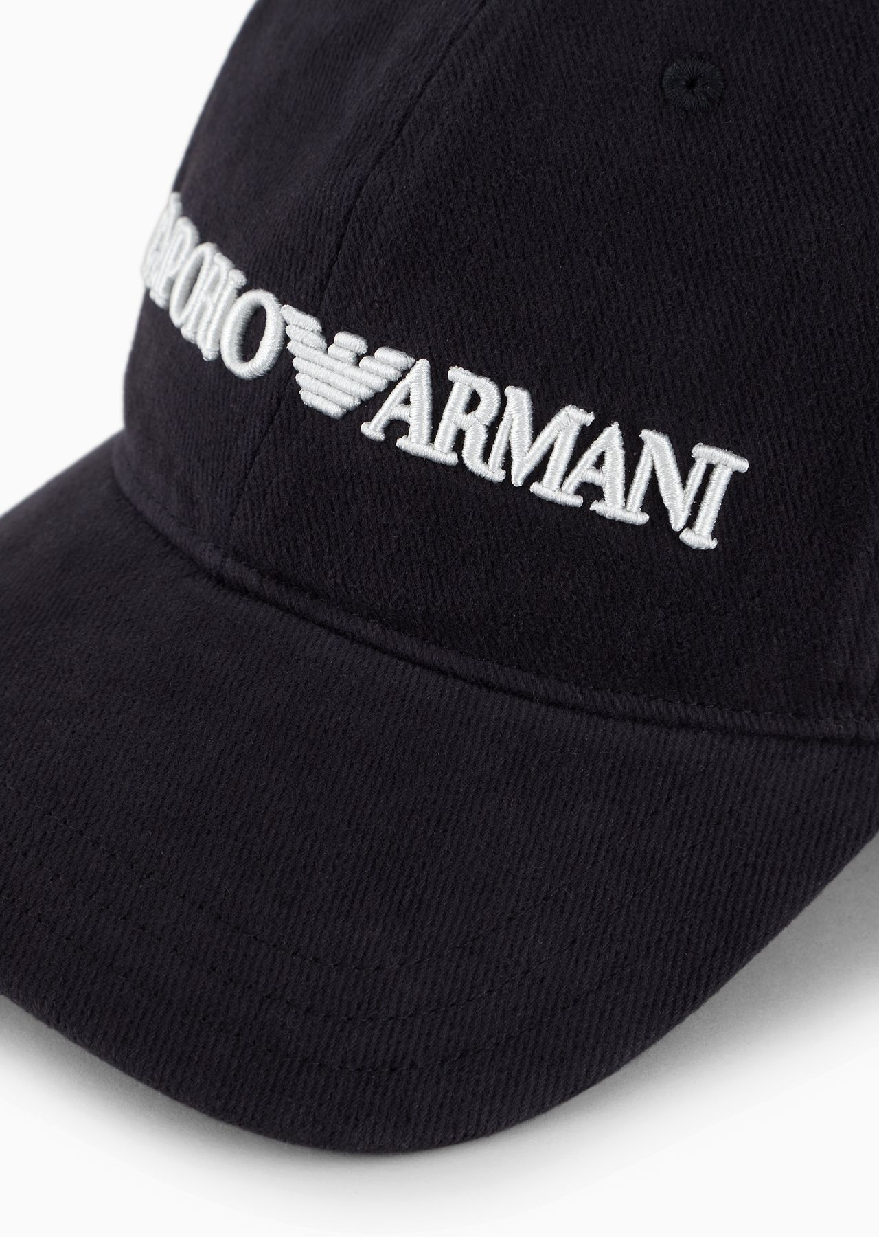 Baseball cap with embossed Emporio Armani embroidery - 3