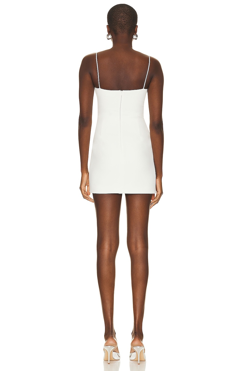 Metal Tube One Strap Mini Dress - 4