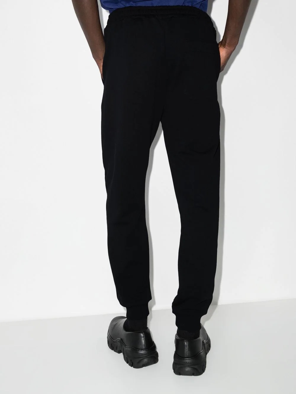 logo-print tapered track pants - 3