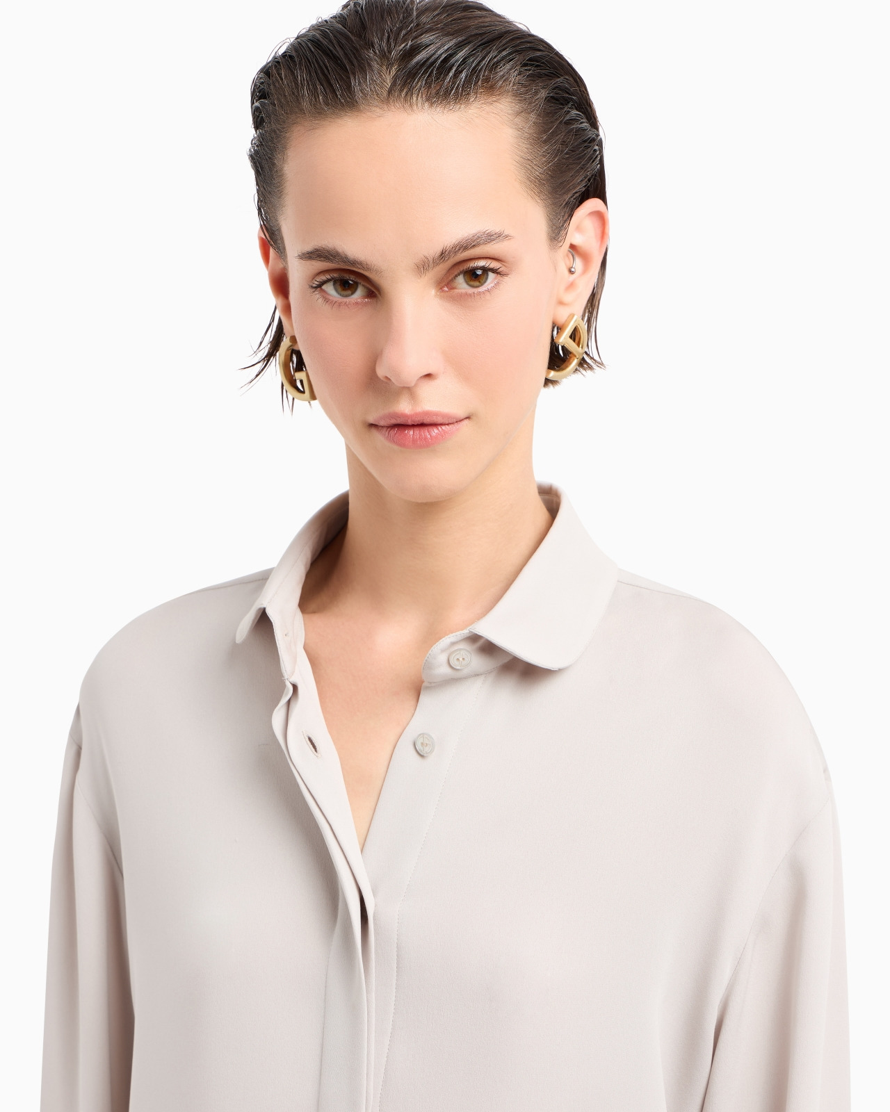TRIPLE SILK GEORGETTE SHIRT - 5