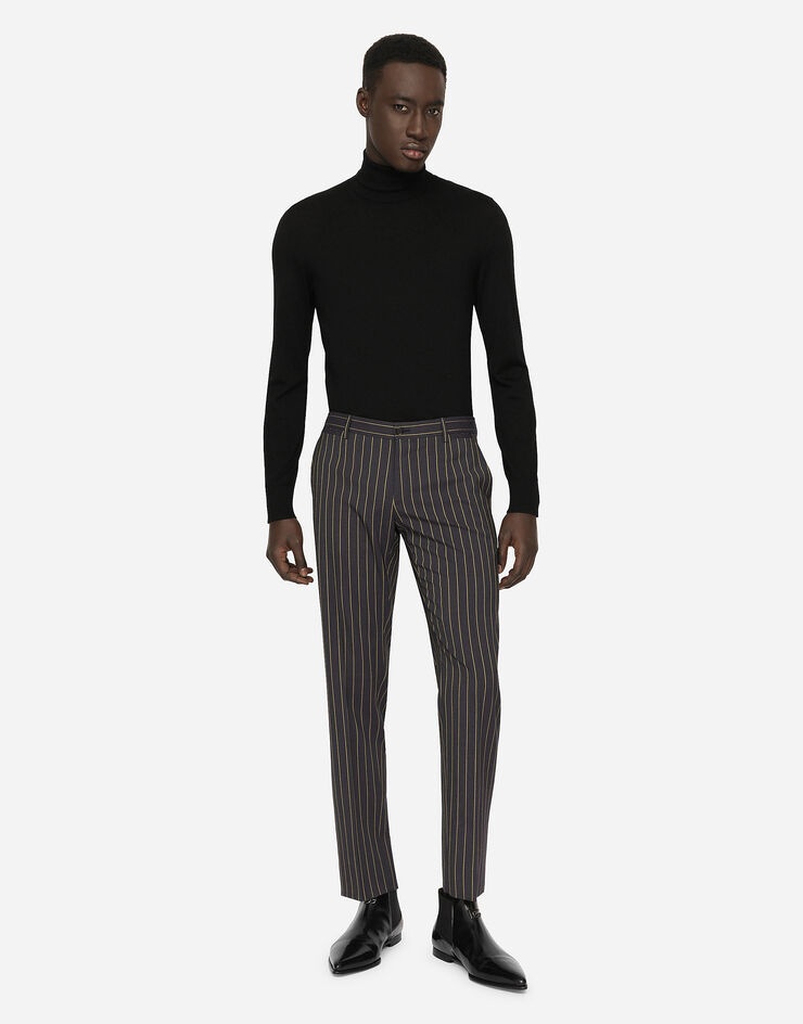 Turtle-neck sweater in virgin wool - 4