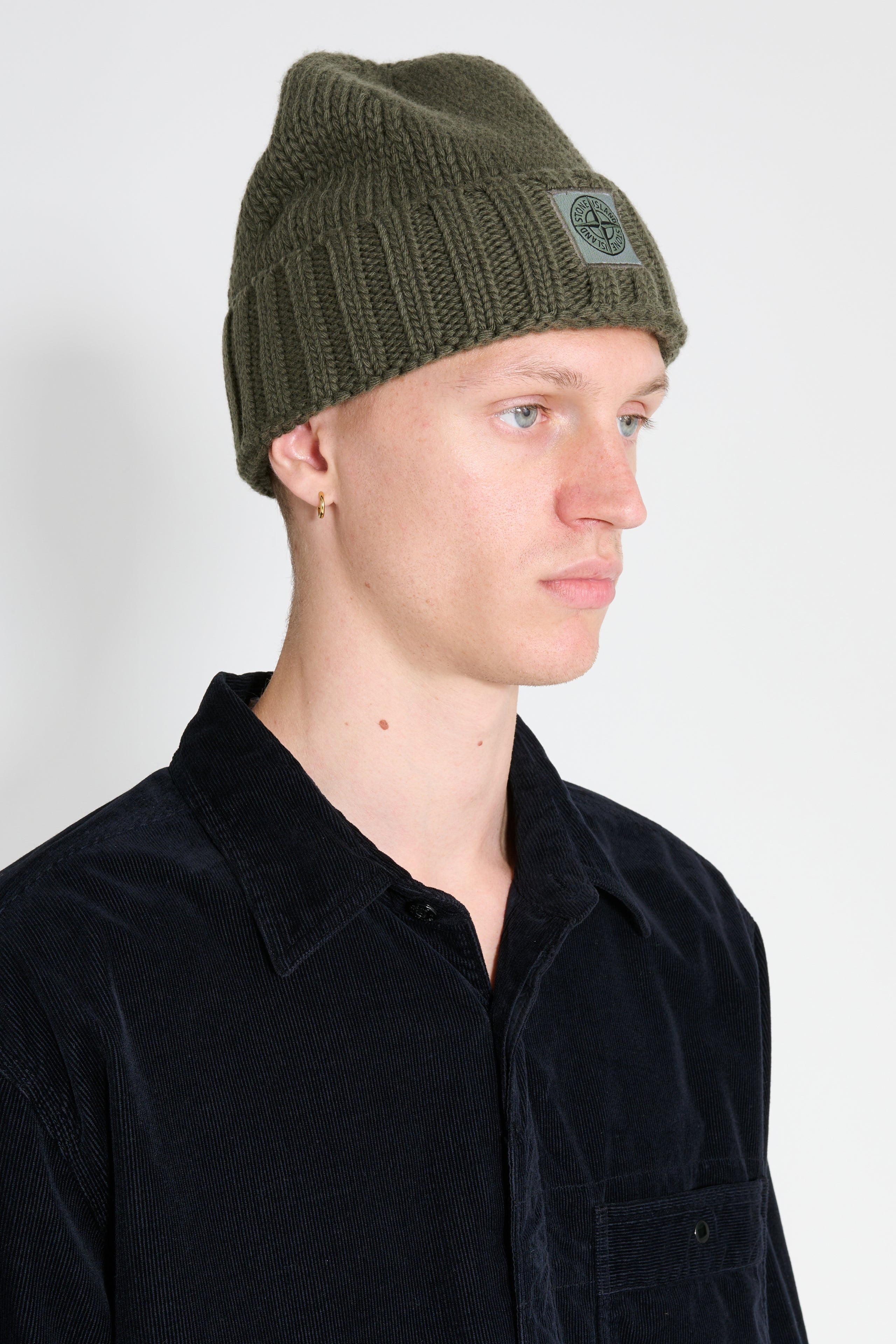 STONE ISLAND KNITTED BEANIE MUSK - 3