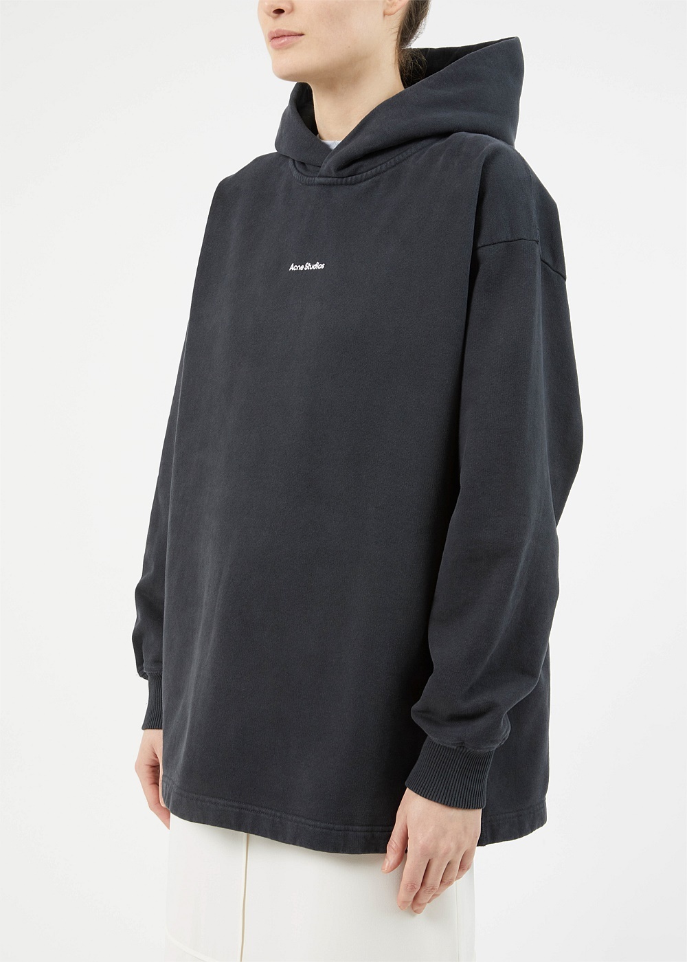 Black Fikka Stamp Hoodie - 4